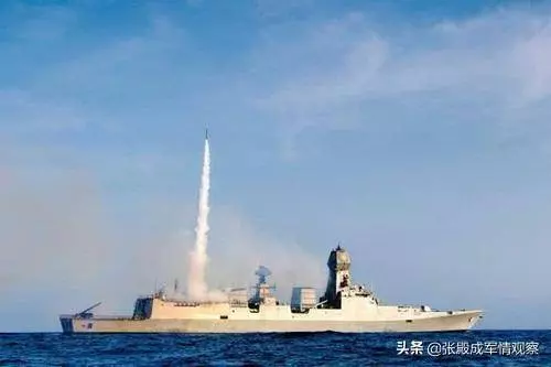055型艦首次公開亮相 印度下水一艘新艦 專家:這一點無人能及