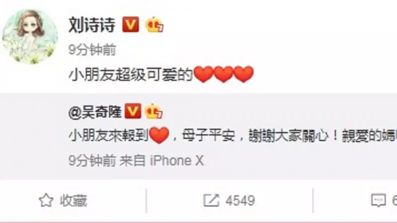 48歲吳奇隆升格當爸!劉詩詩順產男寶自豪「超級可愛」