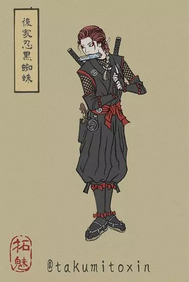 復仇者in「浮世繪風格」很可以! 鋼鐵人化身戰國武士無違和