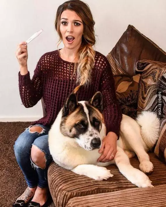 她懷孕20週時發現愛犬行為異常好像在哭,去了醫院檢查醫生竟對她說「差點一屍兩命啊」!