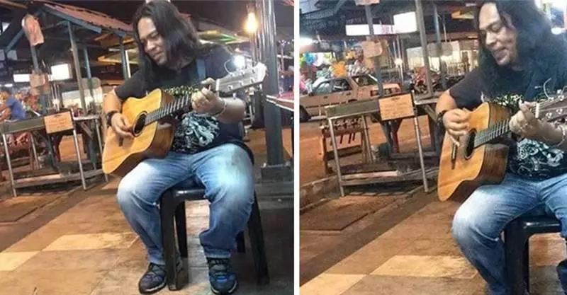 馬來西亞男人彈唱沒人聽,要回家時,「來一群超可愛觀眾」,看完心要化了