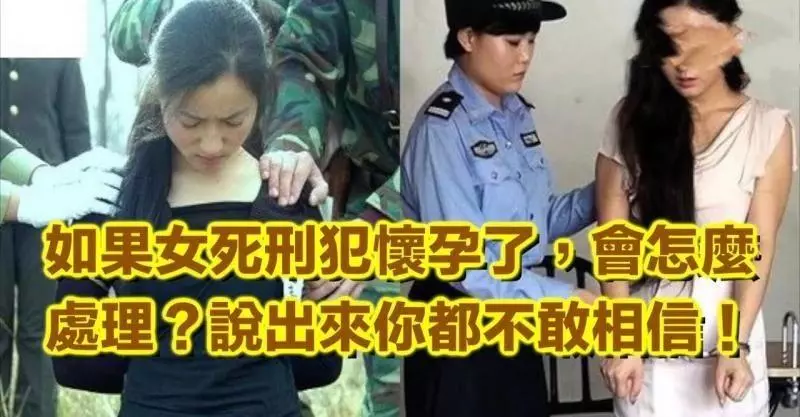 說出來你都不敢相信!如果女死刑犯懷孕了,會怎麼處理??