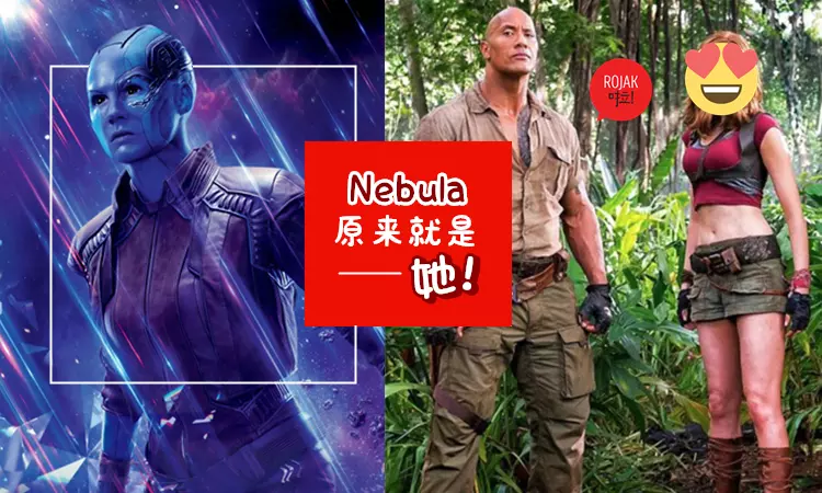 《復聯4》Nebula卸妝後原來那麼索!長發簡直美炸天❤ 網民:《Jumanji》里的馬甲線女神!