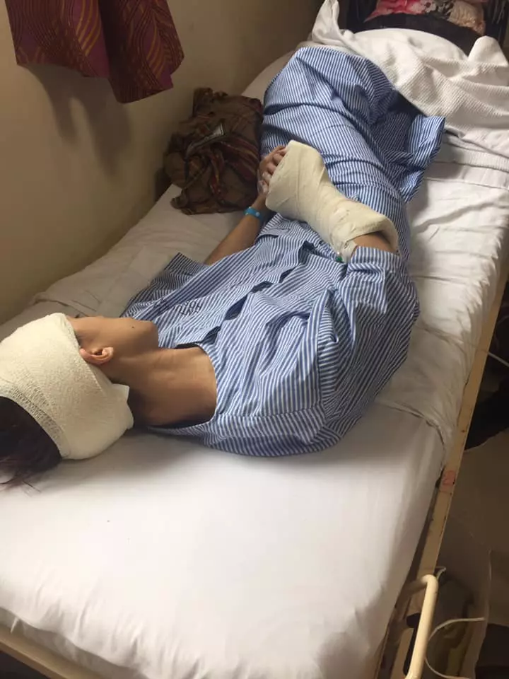 只是點了一杯檸檬水給醉酒女, 男子被00後鐵棍破頭縫50多針‼ 哥哥網上肉搜加害者~