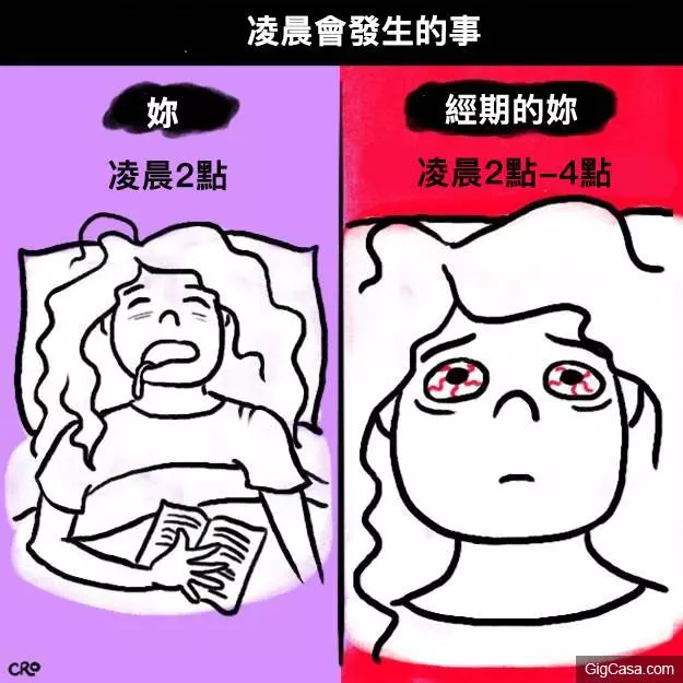這九位男生用盡生命也無法體會的「平時 vs 經期時」女生天地差異時刻!