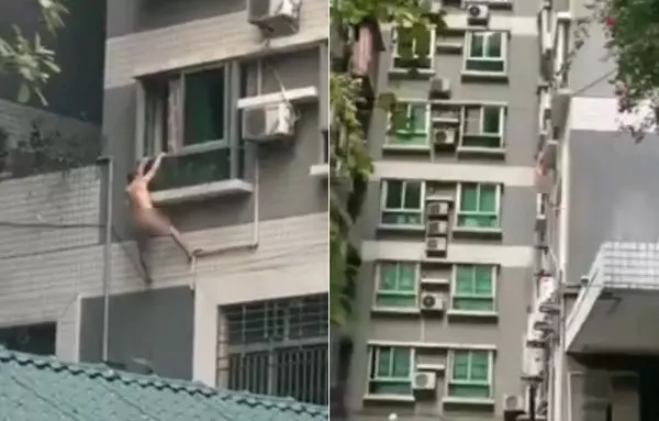 《丟臉》小王「」裸「」掛墜樓亡 家屬開告兩夫妻
