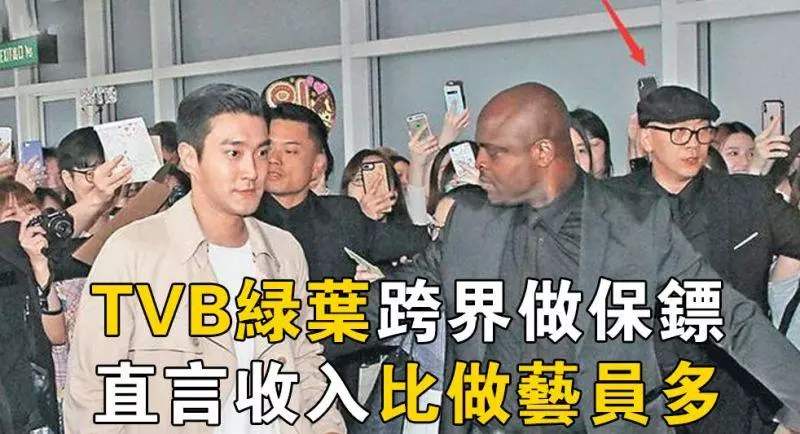 TVB綠葉跨界做保鏢,直言收入比做藝員多