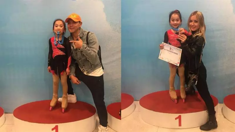 (57歲莫少聰罕見曬8歲女兒美照),與哥哥張鎬濂完美繼承老爸基因