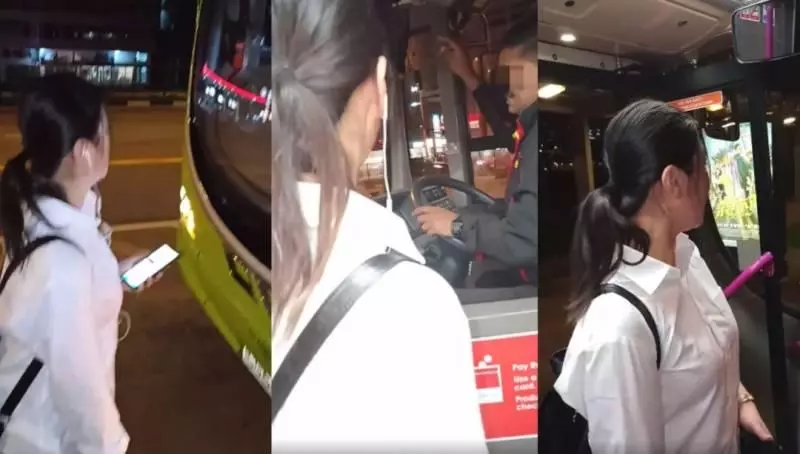 新加坡男子竟這樣「玩命」攔車!差點就被撞飛 !