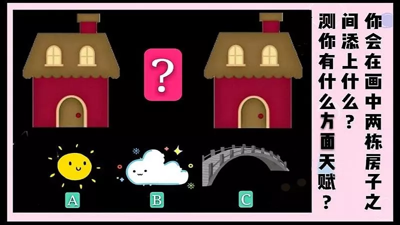 心理測試:你會在畫中兩棟房子之間添上什麼,測你有什麼方面天賦?