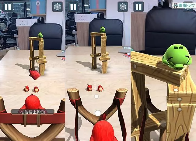 Angry Birds擴增成實境遊戲!可以不想射小豬直接M著人來打?!