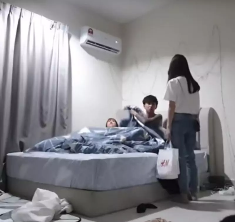 拿督賽與爆乳女網紅赤裸躺床上「偷情」被捉姦! 女友當場奔潰賞巴掌:你怎麼這麼噁心!
