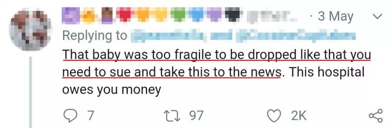 醫護人員魯莽行為!失手重摔剛出生的寶寶!