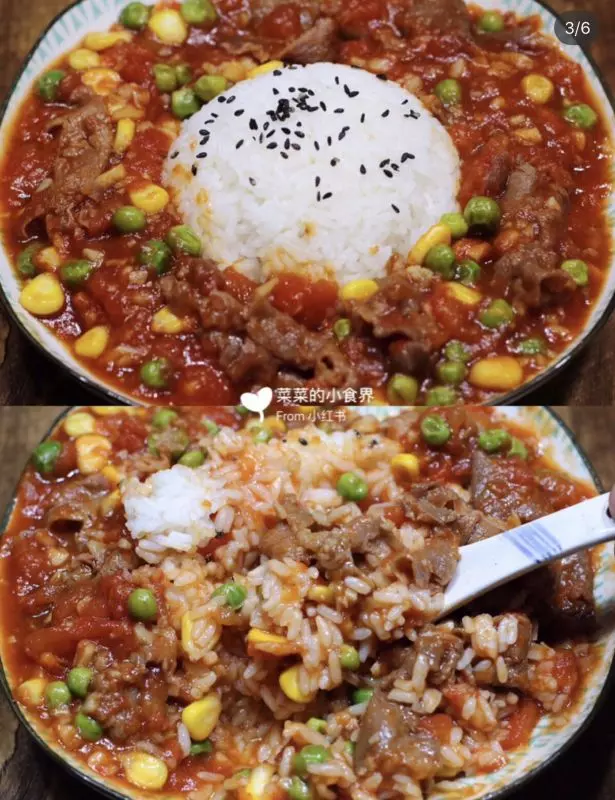 好吃到舔盤的【番茄肥牛飯】