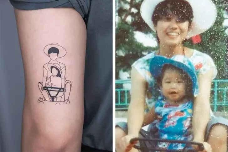 有些回憶值得記一輩子 20張「每分每秒都能思念」的最美親人刺青