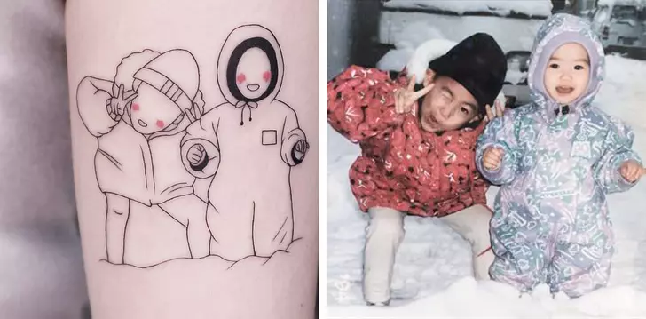 有些回憶值得記一輩子 20張「每分每秒都能思念」的最美親人刺青