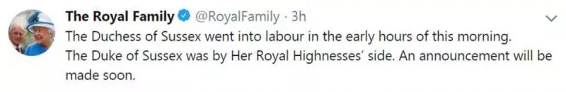 梅根王妃第一個孩子出世!是個小王子!女王興奮得連發4條推文,哈里二叔第一個送祝福