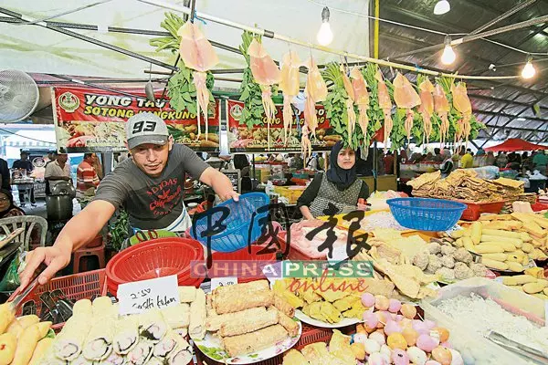 齋戒月市集 各族齊光顧 吃不完的馬來美食