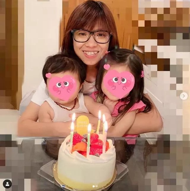 鍾嘉欣隻身帶兒女回港,精心安排生日聚會,愛女拍照太搞笑