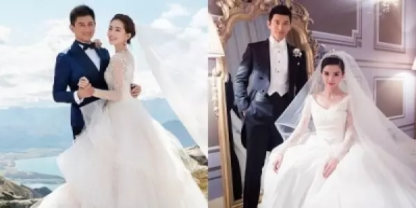 八位女明星的婚紗!劉詩詩婚紗300萬,baby婚紗100萬,她的婚紗卻只有3000元!