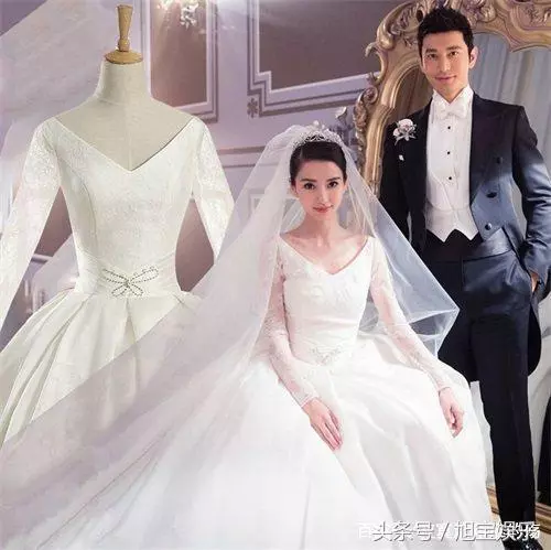 八位女明星的婚紗!劉詩詩婚紗300萬,baby婚紗100萬,她的婚紗卻只有3000元!