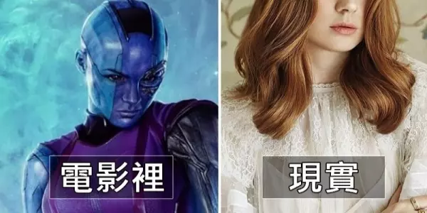 《復仇者聯盟》涅布拉本尊超正!為戲敬業剃光頭 卸下藍色妝「是紅髮甜美正妹」影迷全戀愛❤
