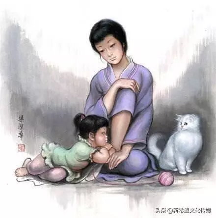 媽媽在,你不覺得有什麼;但媽媽不在,你會覺得少了很多…(看了傷感)
