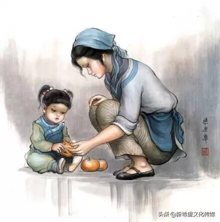 媽媽在,你不覺得有什麼;但媽媽不在,你會覺得少了很多…(看了傷感)