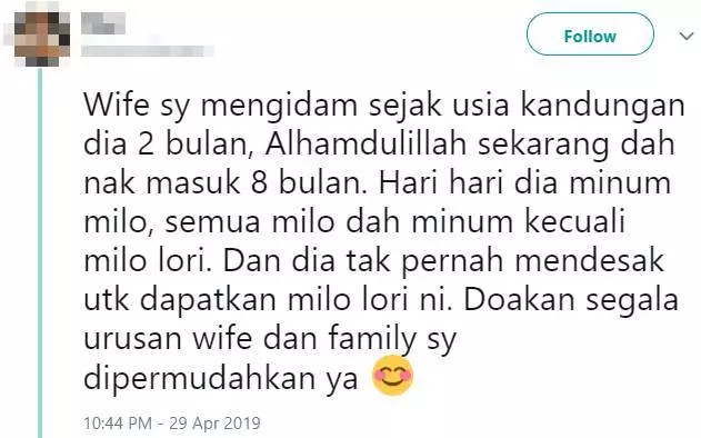 家公家婆在Highway狂追Milo車,全為滿足懷孕的媳婦,網友:嫁對人咯