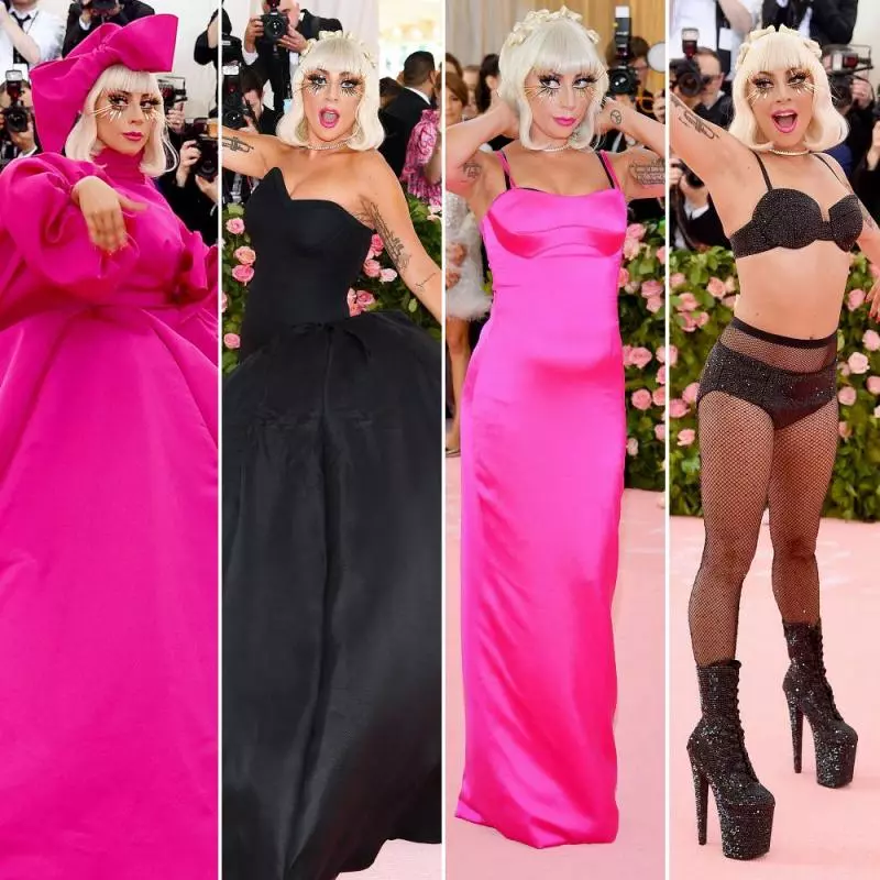 Lady Gaga紅毯上演變裝秀連換4件任你拍!Katy Perry變身漢堡姐完全沒有得輸!