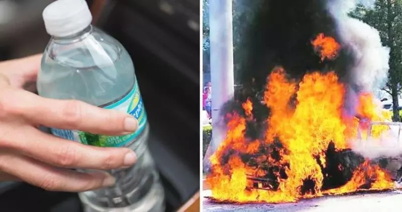 水瓶放車內忘記拿出來「後果嚴重」消防局:天氣熱的時候就糟了 !