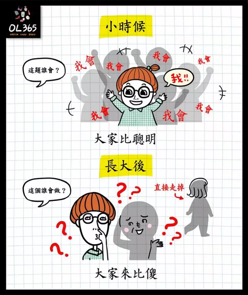16件讓你恨透為什麼要長大的「小時候 VS. 出社會」生活形態大比拼!