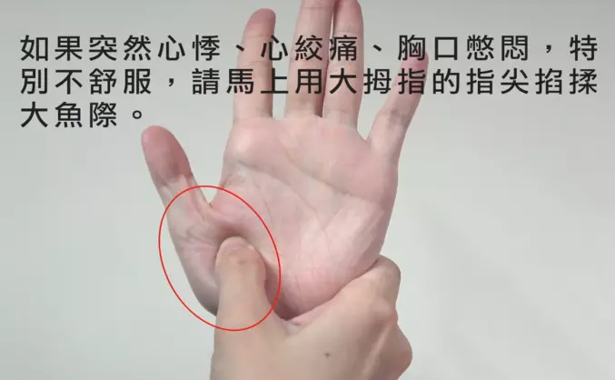 手上有個「救心穴」,每天按壓兩分鐘,止咳喘、治心病、睡得香,快快學起來