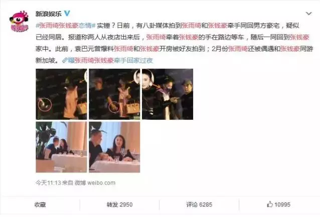 曝張雨綺與新加坡金融男正式同居,網友:女人有慾望,才能活得爽