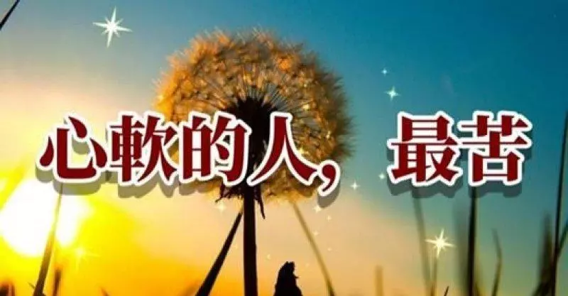 心軟的人,最苦 !(句句入心)