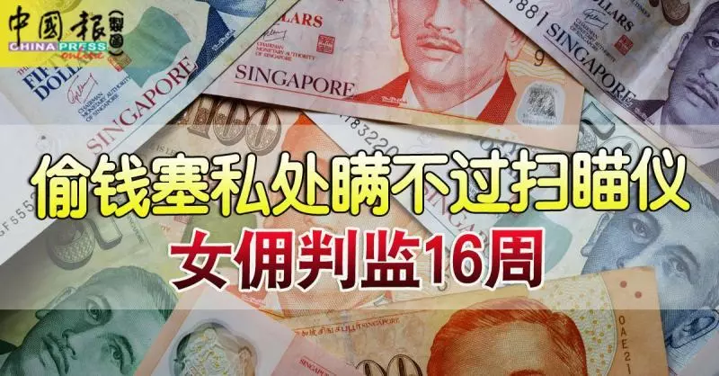 【新加坡】僱主被偷5002新元報警!女傭情急把錢硬塞私 處!