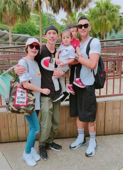 林志穎妻曬兒校園照!驚見飛翔是同學
