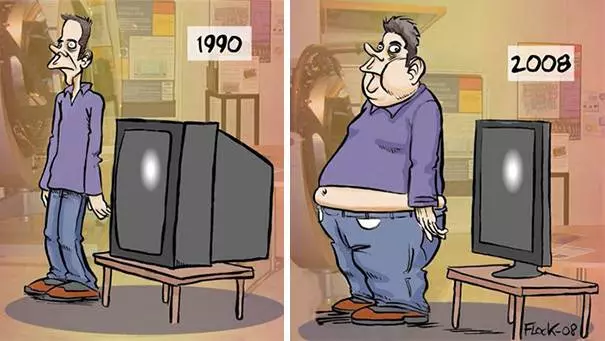 17張時代變遷的爆笑中肯差異圖,2030年的褲子該怎麼穿才時尚?!
