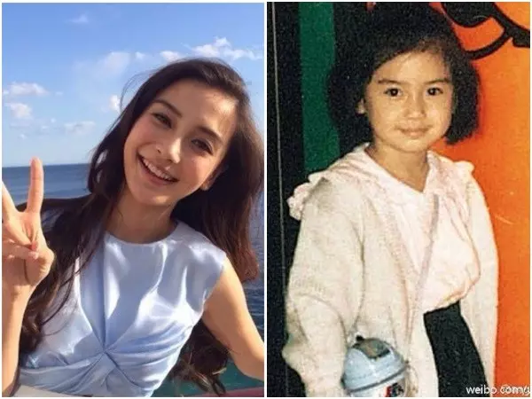 【現在長歪了?!】Angelababy「單穿內褲舊照」大曝光!網驚嘆:以前才是個混血美人!