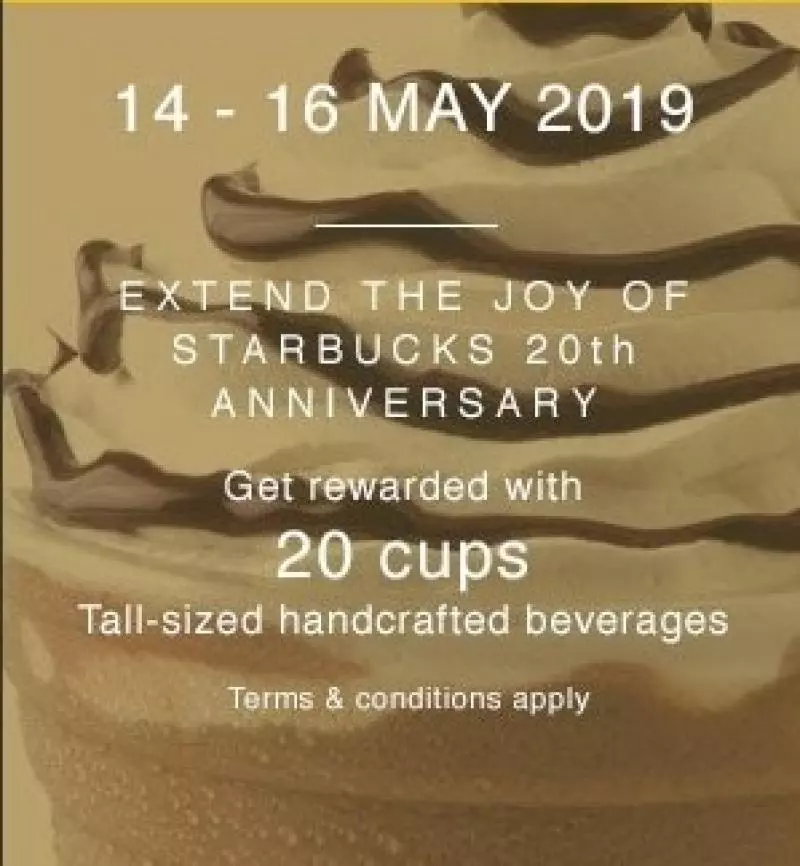 這個5月Starbucks推出超多優惠!飲料只需RM5而已!這麼值得!一定要去喝!