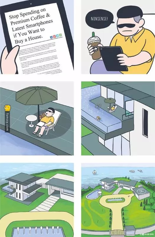 果然有錢就是任性!搞笑插畫《瘋狂有錢人》讓你體驗有錢人不一樣的生活~