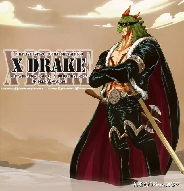 《海賊王》新世界四皇團之一,細數百獸海賊團八大最強角色