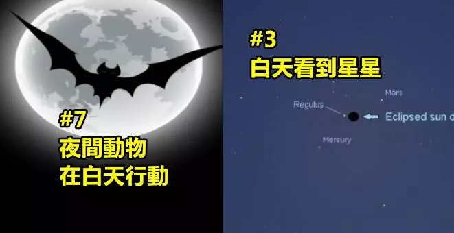 「9個在日全蝕發生時會出現的不可思議自然現象!」