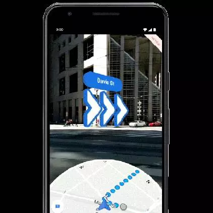 Google Map加入AR功能,導航更清楚