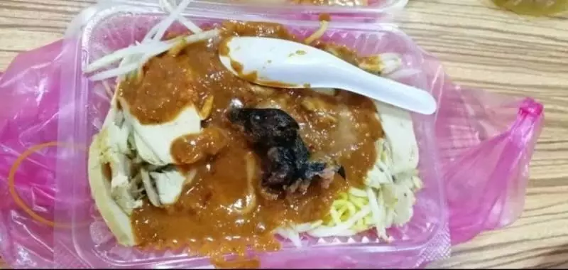 超噁心! 打包「羅惹」驚現老鼠頭