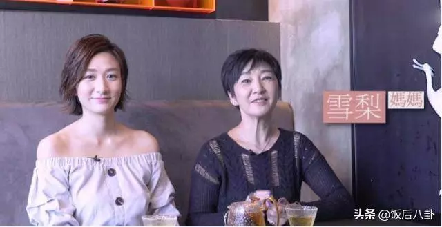 54歲雪梨攜女兒接受採訪,如今滿臉皺紋,衰老自此,女兒竟長得這麼像她