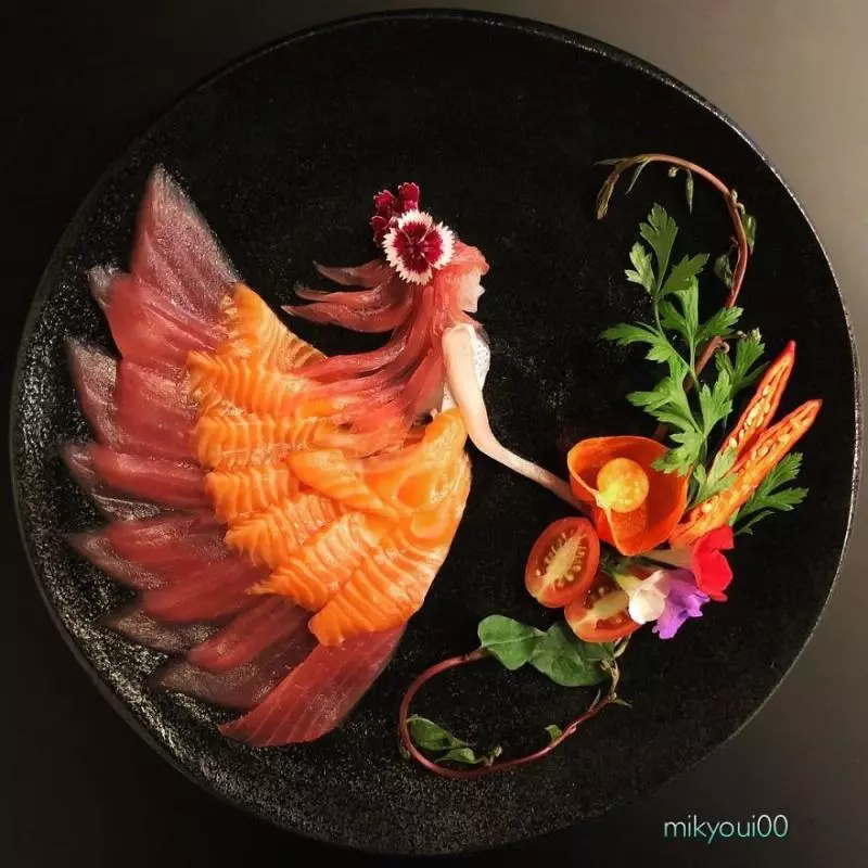 令人難以置信的生魚片藝術