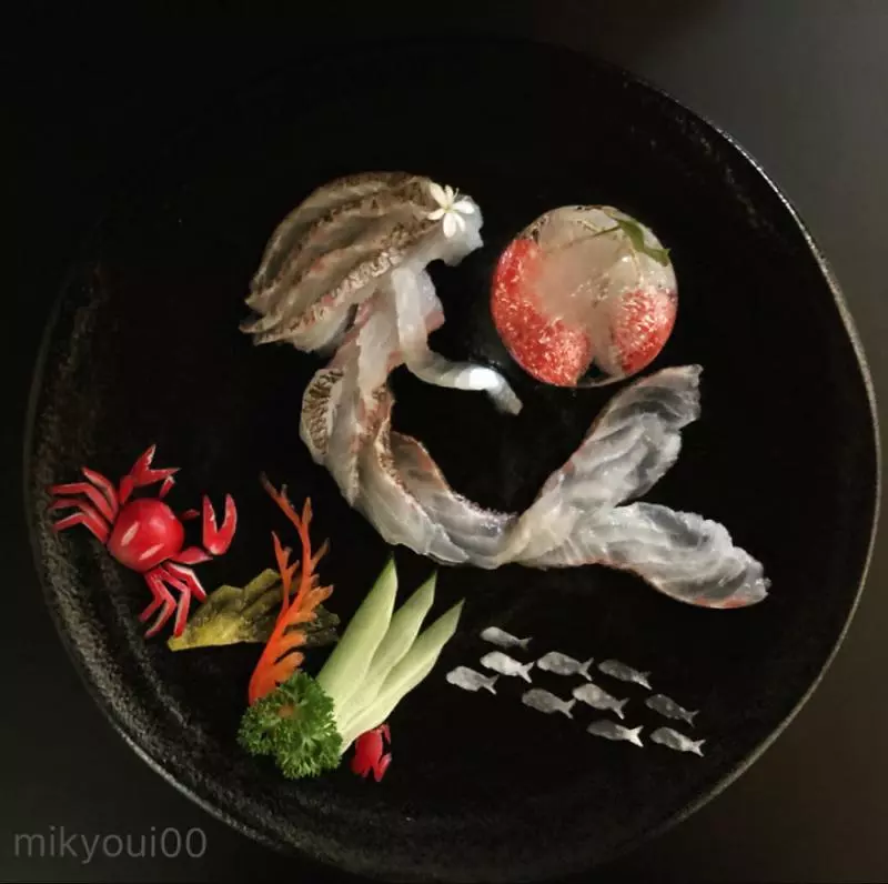 令人難以置信的生魚片藝術
