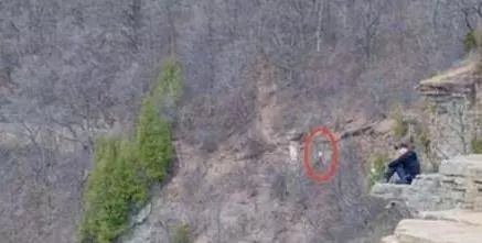 難得見到!男子把登山照放大後,再也不敢一個人去登山了!