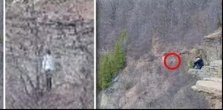 難得見到!男子把登山照放大後,再也不敢一個人去登山了!